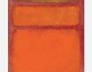 Mark Rothko’s artwork “Orange, Red, Yellow” has achieved the highest ever price for a piece of contemporary art at auction fetching $86.9M