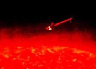 On May 5, “rob19791” posted a YouTube video of a mysterious-looking “object” hovering near the sun