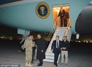 President Barack Obama has arrived in Afghanistan on a previously unannounced visit