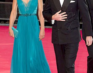 Prince William and Duchess of Cambridge were the star attractions at last night's gala to mark the countdown to the London Olympic Games