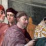 Sylvester Stallone spotted in a 16th century Raphael’s painting at Vatican City