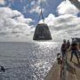 SpaceX Dragon spacecraft splashed down in the ocean