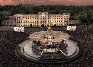 An A-list concert, which will be held in front of Buckingham Palace later today, will mark the Queen’s Diamond Jubilee
