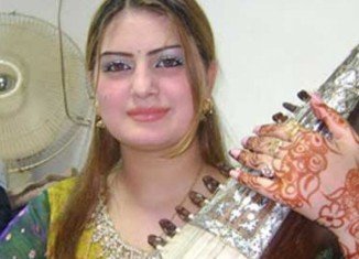 Ghazala Javed and her father were killed when gunmen on a motorcycle opened fire on them late on Monday