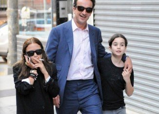 Mary-Kate Olsen and her new boyfriend Olivier Sarkozy enjoyed a day out in New York with his young daughter last Thursday