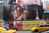 Rihanna lashed out at claims she had used a body double in an advert yesterday, but she has managed to get her revenge by appearing nude on a giant billboard in New York’s Times Square