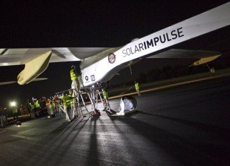 Solar Impulse, a solar-powered plane, has landed in Rabat, Morocco, after flying from Spain, completing the second leg of its pioneering journey