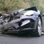 Lindsay Lohan accident: pictures from the scene after dramatic highway crash