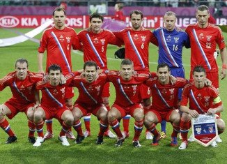 UEFA gives a suspended six-point deduction to Russia because of the behaviour of their fans during their 4-1 win against Czech Republic at Euro 2012
