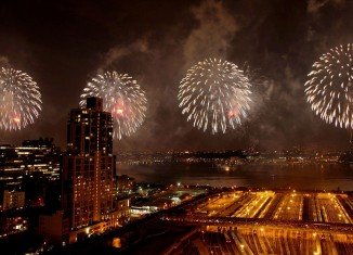 Americans celebrated 236 years of independence in spectacular style on Wednesday with dazzling displays of fireworks held across the country