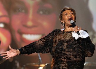 Cissy Houston honored her daughter Whitney Houston with a rousing rendition of Bridge Over Troubled Water at the BET Awards