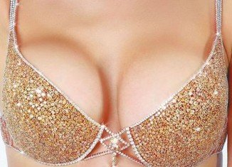 Dripping in 500 carats of diamonds, and moulded out of 18 carat gold, the bra at Birmingham Estate and Jewelry Buyers took a crew of 40 workers almost a year to make