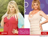 In Kirstie Alley’s advert for QVC's Organic Liaison, the actress is shown before and after her extreme weight loss