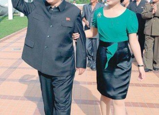 Kim Jong-Un, believed to be in his late 20s, has since adopted a warm public persona, being photographed at fun fairs and pop concerts with his young wife Ri Sol-Ju