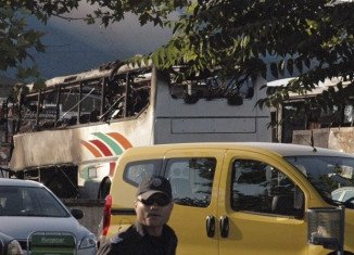 More than 30 people were also injured when the bus exploded at Burgas airport