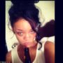 Rihanna drinking beer as she attends grandmother’s funeral
