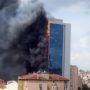 Turkey: large fire swept through Polat Tower skyscraper in Istanbul