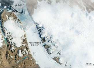 The Petermann Glacier in northern Greenland has calved an iceberg twice the size of Manhattan