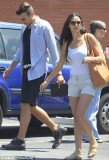 A fresh-faced Demi Moore joined a younger man for a day out in Santa Monica yesterday