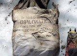 An Indian diplomatic bag has been found on Mont Blanc in the French Alps, close to where an Air India plane crashed 46 years ago