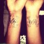 Bobbi Kristina Brown and Nick Gordon ink “WH” tattoo on their wrists to mark Whitney Houston’s 49th