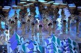 Brazilian carnival dancers invaded the stage in the final section of the closing ceremony last night to symbolize the handover from London 2012 to Rio 2016