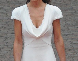 Karl Lagerfeld was commenting on Pippa Middleton's style, when he admitted that he admired only the rear view of her