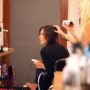 Kim Kardashian spends five hours in a hair salon