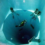 Located in Brussels in Belgium, Nemo 33, the world's deepest swimming pool, contains a whopping 660,500 gallons