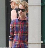 Macaulay Culkin stepped out yesterday in New York City looking the best he has in a long time