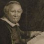 Rembrandt etching Writing-Master lost in the post by Norway gallery