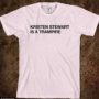Kristen Stewart cheating scandal turns into Skreened T-shirt business