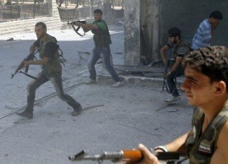 Syrian rebel commanders say they have lost control of the strategic Salah al-Din district in the northern city of Aleppo after a government offensive
