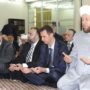 Bashar al-Assad in rare public appearance at al-Hamad mosque