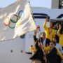 Rio 2016: Olympic flag arrives in Brazil