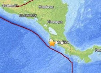 A 7.6-magnitude earthquake has rocked the north-western part of Costa Rica triggering a tsunami warning