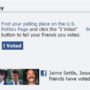 Facebook friends influence voting behaviour