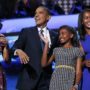 Barack Obama accepts nomination at the Democratic Convention