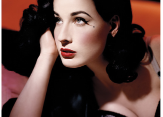 Dita Von Teese says an alabaster skin is the perfect base for a vintage look