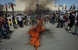 In Yemen, demonstrators briefly stormed the grounds of the US embassy in Sanaa and burnt the US flag