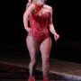Lady Gaga looks fat and smokes marijuana while on stage in Amsterdam