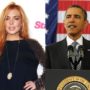 Lindsay Lohan encourages Barack Obama to slash taxes for Forbes millionaires