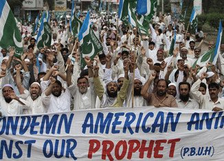 Protest against anti-Islam film Innocence of Muslims in Pakistan