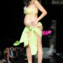 Milan Fashion Week: Pregnant Raffaella Fico hits the catwalk in bikini