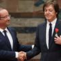 Paul McCartney decorated with France’s Legion of Honour for services to music