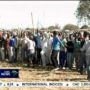 South Africa police fire at Anglo Platinum mine protesters in Marikana