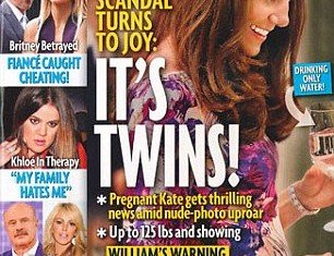Star magazine in US appears to have Photoshopped a baby bump onto the Duchess of Cambridge's slender frame