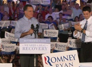 At a campaign rally in Florida, Mitt Romney said the Obama campaign had been reduced to petty attacks and silly word games