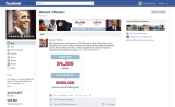 Barack Obama has enjoyed a surge in Facebook "likes", thanks to a co-ordinated social media campaign