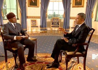 Barack Obama made a new attempt on Friday to shore up the youth vote with a live interview on MTV